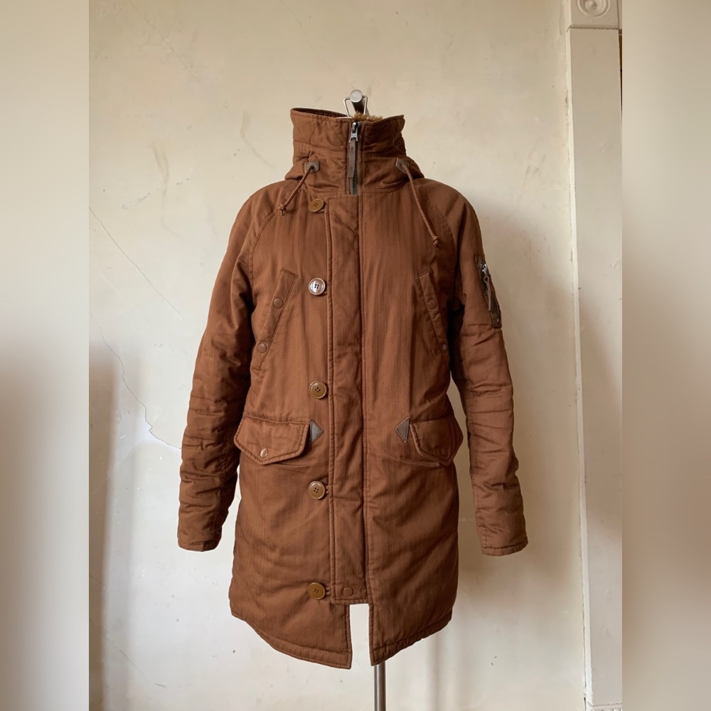 EUC 🔥 Alpha Industries Women’s Herringbone Parka